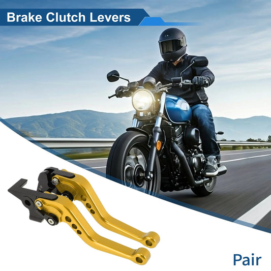 Brake Clutch Levers Gold Tone for Yamaha MT-10/FZ-10 (2017–2021)