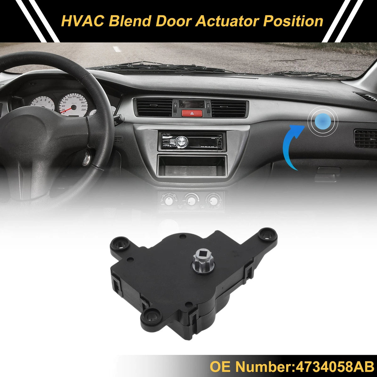 HVAC Heater Blend Door Actuator for Chrysler Grand Voyager