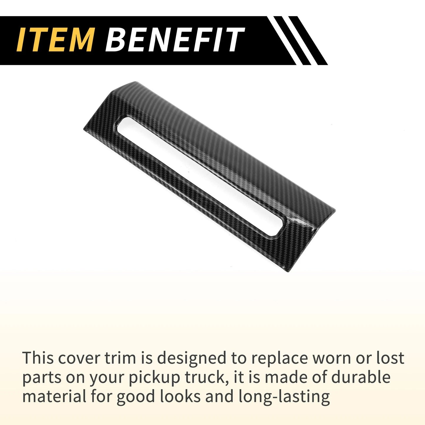 Emergency Light Switch Panel Trim for Ford F-150 (2015-2020) Carbon Fiber