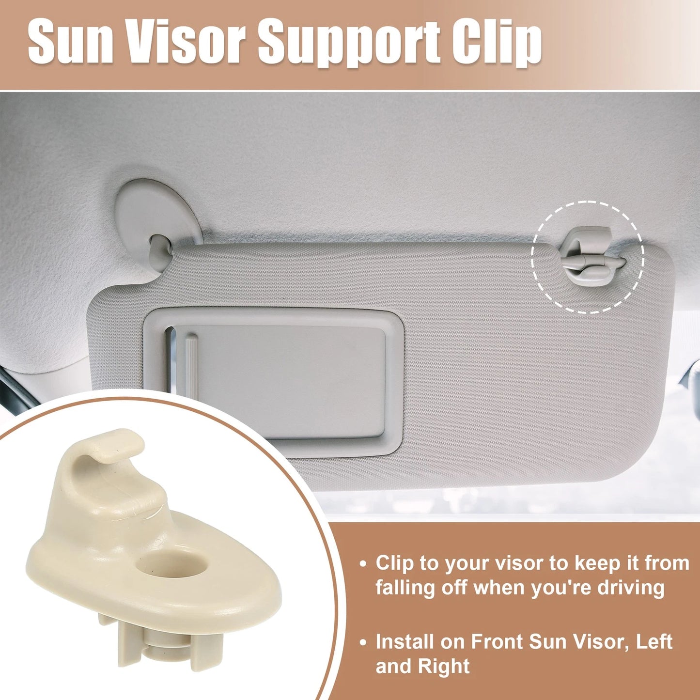 Sun Visor Support Clip Retainer for Jeep Liberty