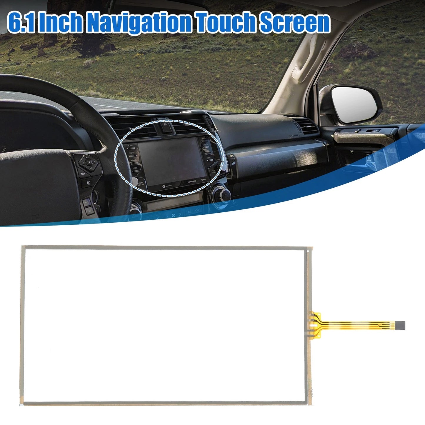 6.1 Inch Car Touch Screen Replacement for Toyota 4Runner (2014–2014)