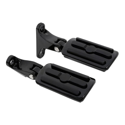 Black Rear Passenger Footpegs for Harley Street Glide (1993-2025)