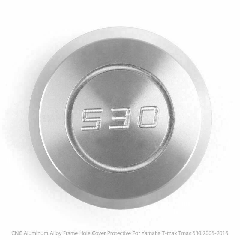 CNC Frame Hole Cover Guard Silver for Yamaha T-Max 530 (2005-2016)