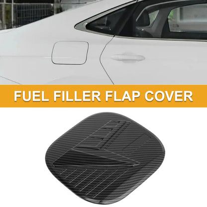Fuel Tank Door Cap for Hyundai Tucson 2021-2025 Gas Tank Flap Carbon Fiber Black