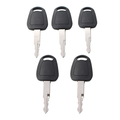 5x Keys for Daewoo Doosan Excavator Models Heavy Equipment