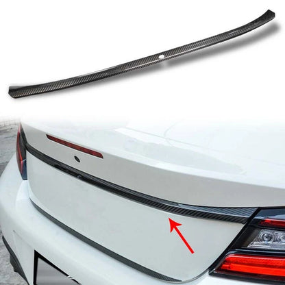 Real Carbon Fiber Rear Trunk Cover Trim Strip for Toyota GR86/Subaru BRZ 2022+