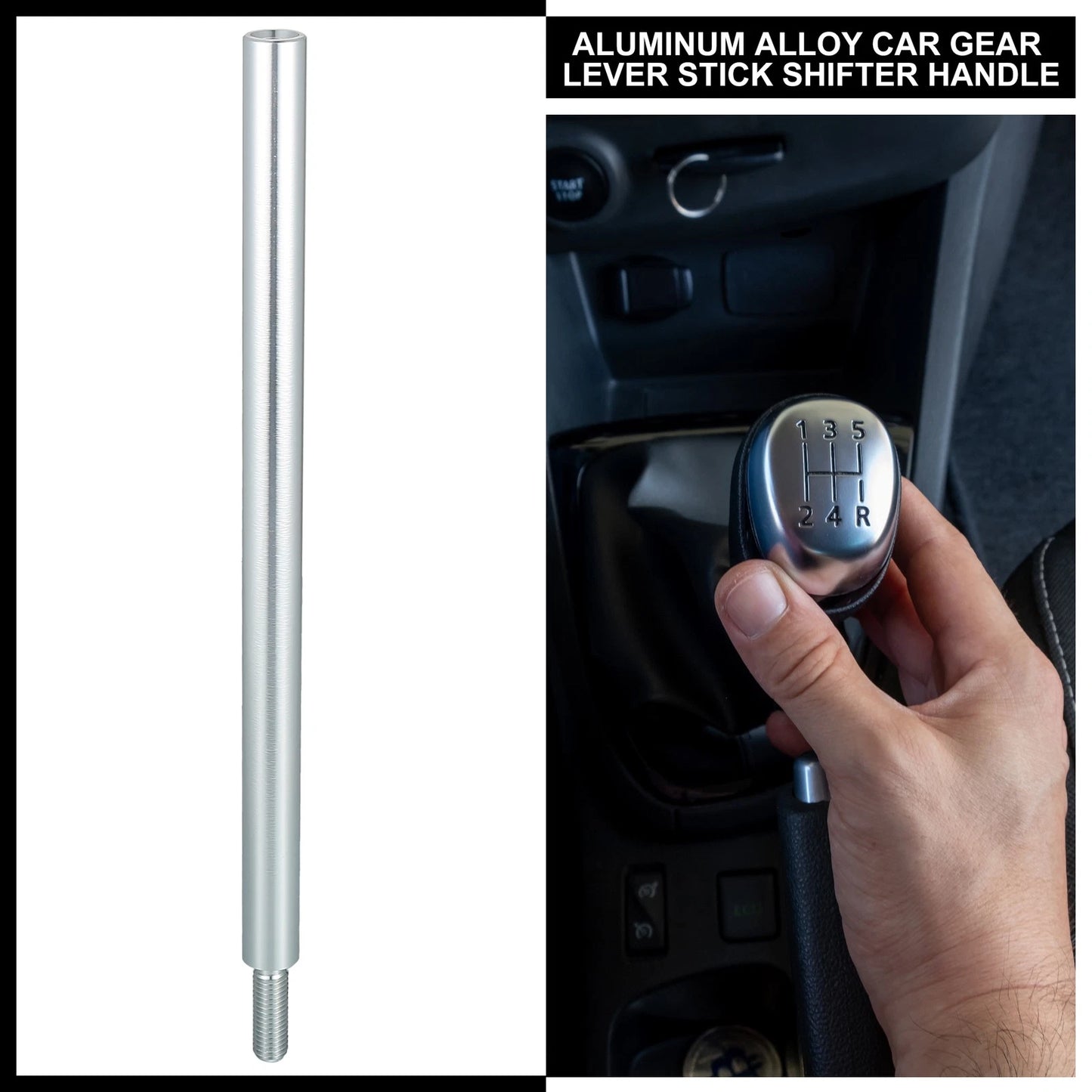 10" Aluminum Alloy Shift Knob Gear Shifter for Honda Acura