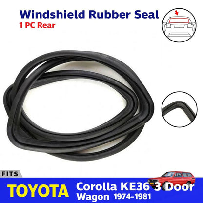 Rear Windshield Rubber Seal Weatherstrip Fits Toyota Corolla KE36 Wagon 1974-81