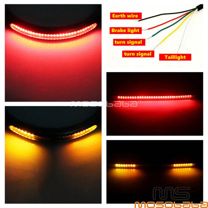 LED Rear Seat Hoop for Cafe Racer CB450 CL100 SR400 XS650 GS750 Z650