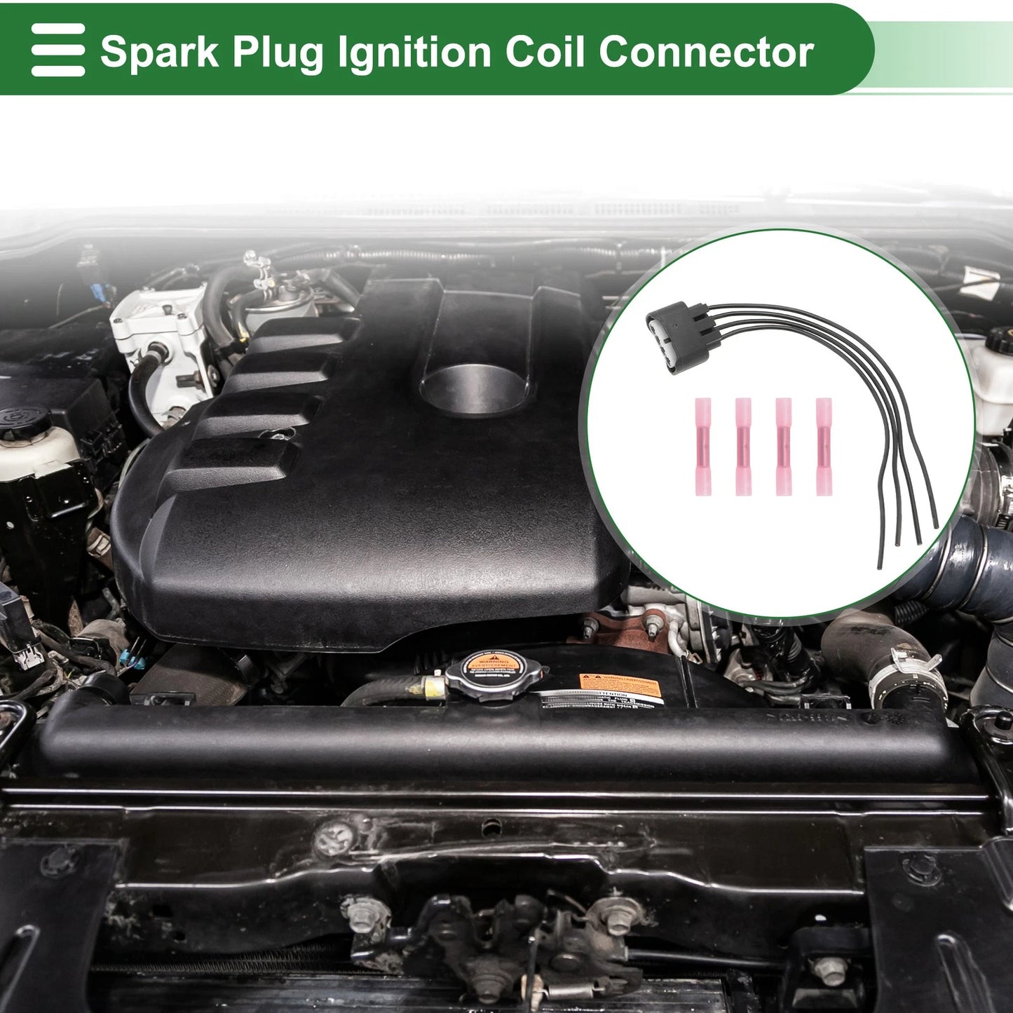Ignition Coil Connector Set for Lexus HS250h L4 2.4L (2010-2012)