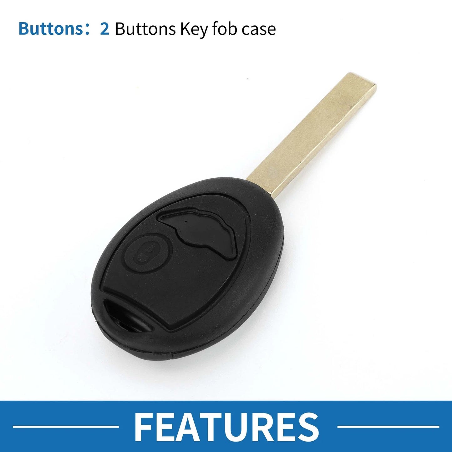 Keyless Entry Remote Fob Shell Case for BMW Mini (2002-2005)