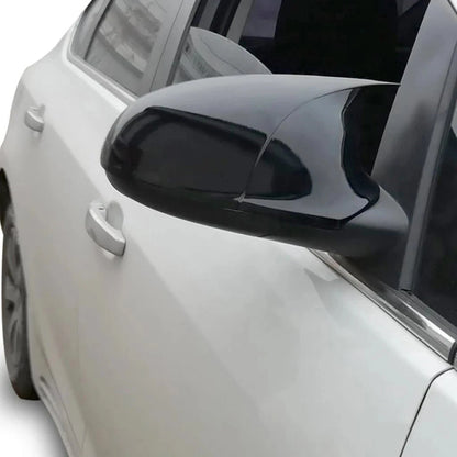 2 Piece Side View Mirror Covers for Opel Astra J (2010-2015) Gloss Black