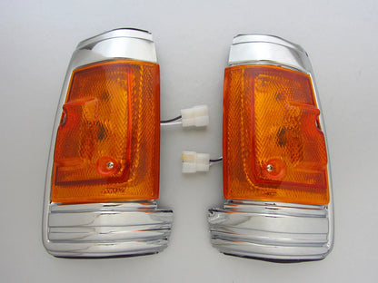 Chrome Corner Signal Light Indicator for Nissan Datsun 720 Ute (1979-1986)