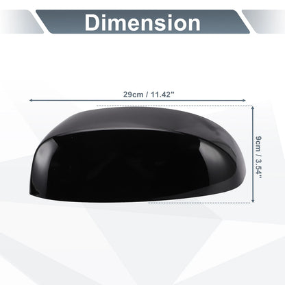 1 Set Rearview Mirror Cover Cap Gloss Black for Chevrolet Avalanche, GMC