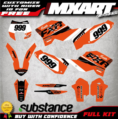 KTM EXC HOSTILE Style Decal Sticker Kit (2008-2011)