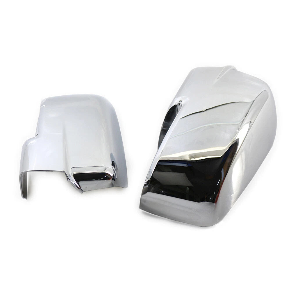 Chrome Mirror Covers with Turn Signal Cutout for Dodge Ram 1500 (2013-2018)