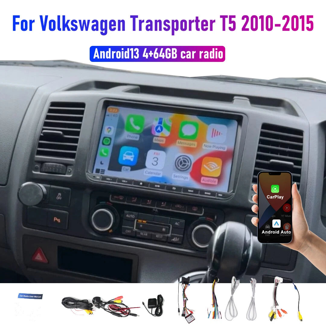 9'' Head Unit Radio for VW Transporter T5 (2010-2015)