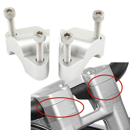 Chrome Front Handlebar Clamp Kit for Tiger 1200 GT Pro (2022-2023)