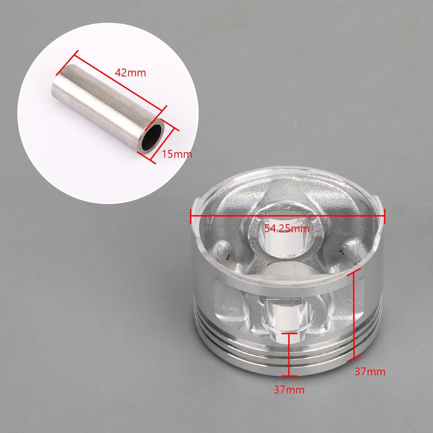 54.25mm Piston Complete Kit for Yamaha TTR 125 (2000-2007)