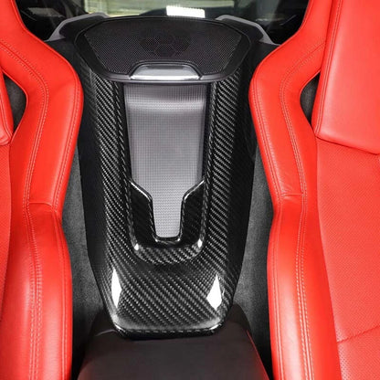 Real Carbon Fiber Wireless Charging Panel Frame Cover for Corvette C8 2020-2023