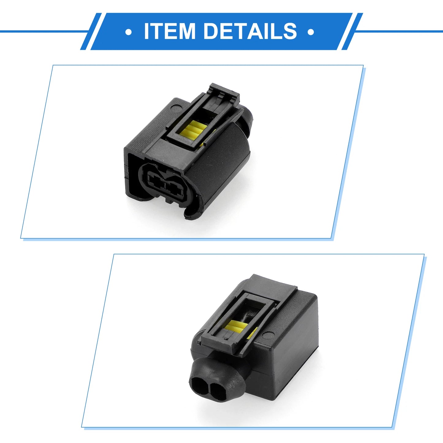 2 x Pin Car Wiring Harness Connector Plug for BMW