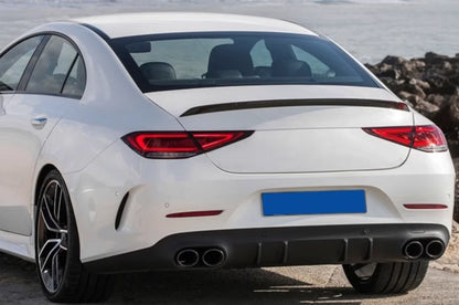 Glossy Black Rear Trunk Spoiler for Mercedes-Benz CLS Class (2019-2023)