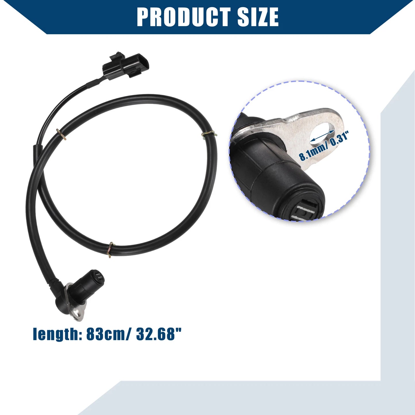 ABS Wheel Speed Sensor for Mitsubishi Pajero 2001-2006 Rear Left