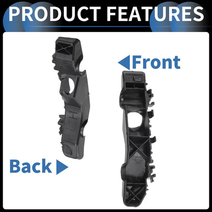 Front Bumper Retainer Bracket  for Kia Picanto (2017) Black ABS Plastic