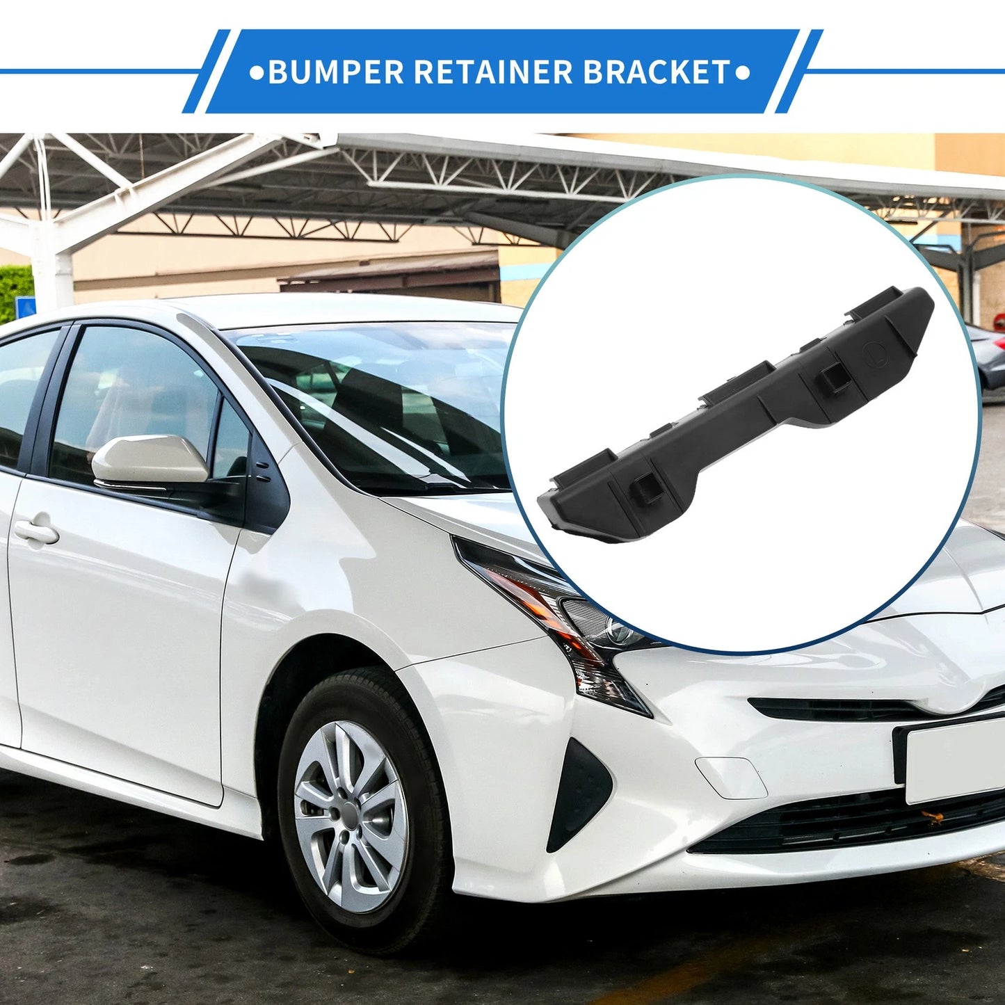 Left Rear Bumper Retainer Bracket for Toyota Corolla (2003-2007)