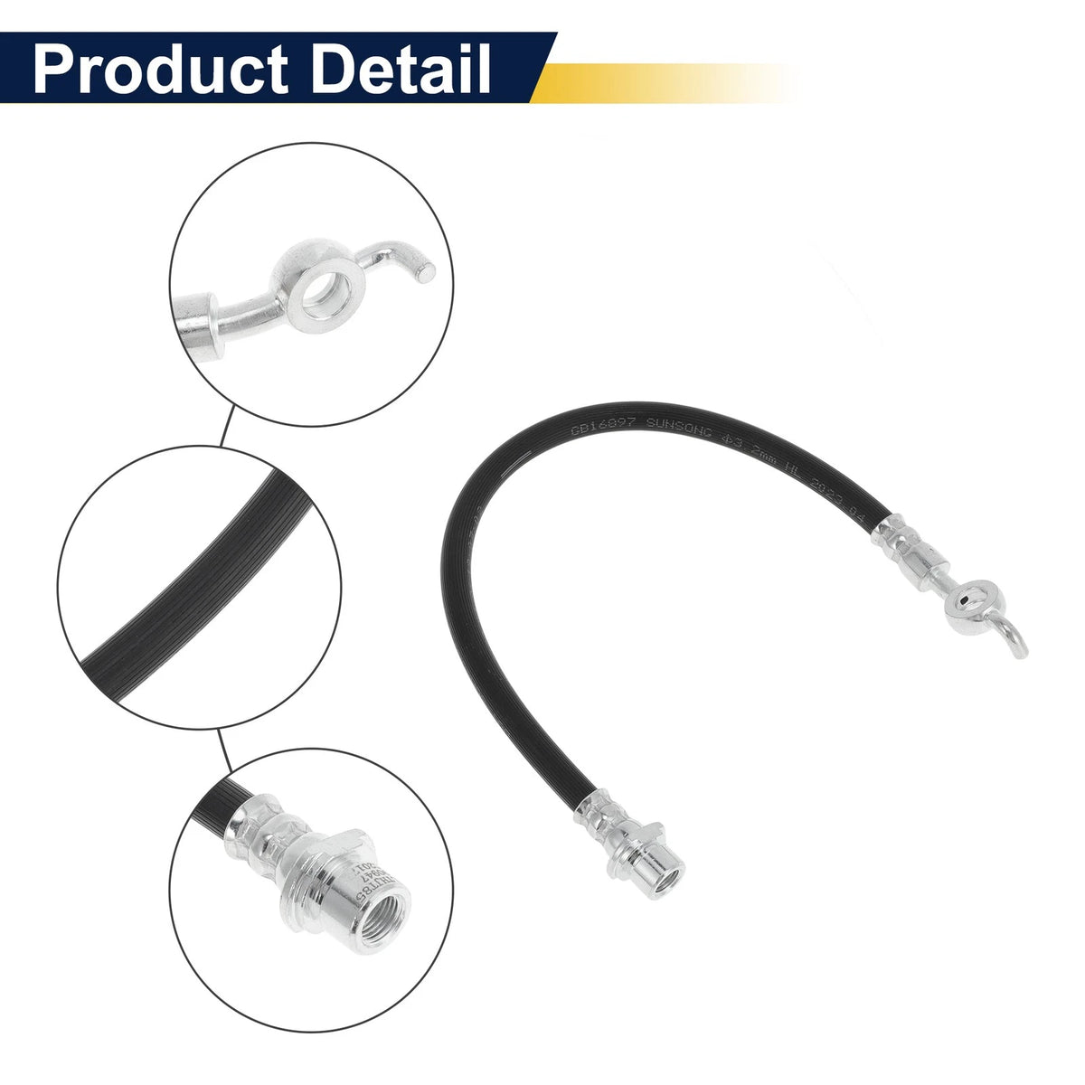 Brake Hose for Toyota Camry (2017) - Rear Left Right Hydraulic Hose