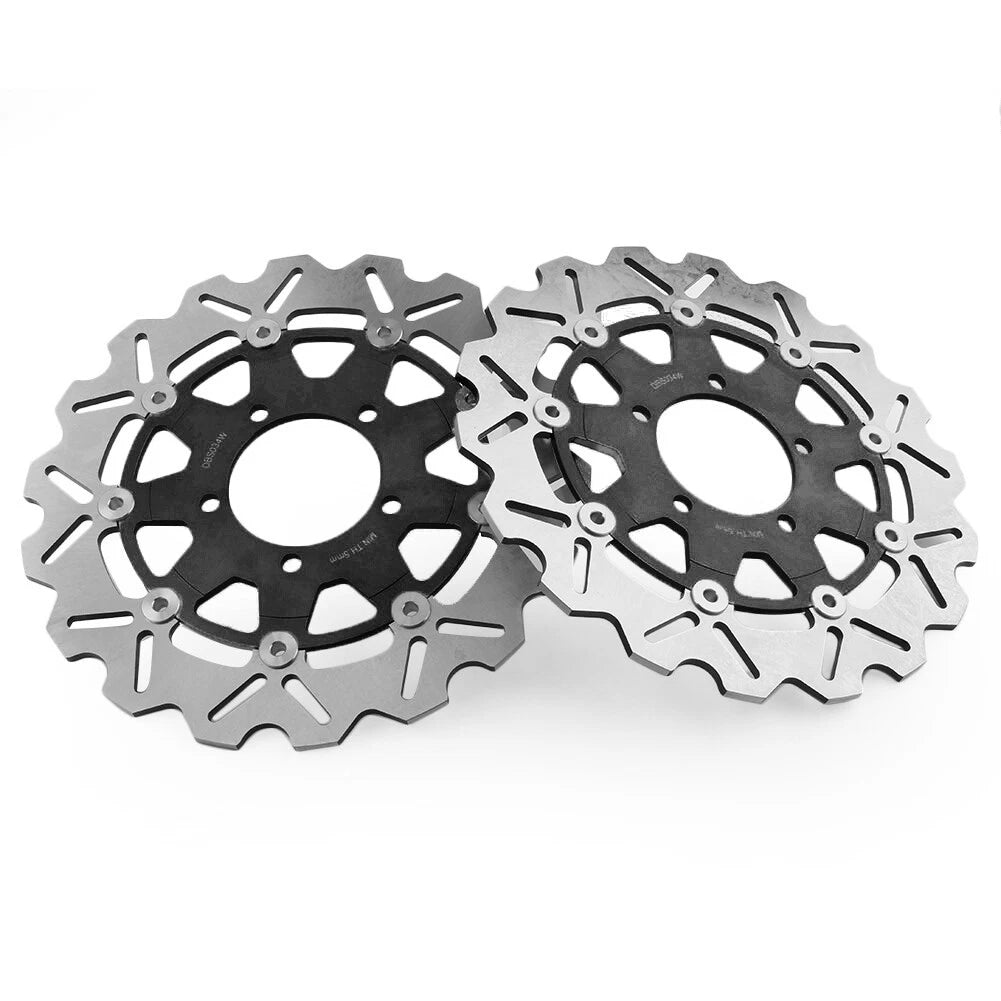 Front Floating Brake Disc Rotors for Kawasaki Ninja ZX6R 636 & ZX-10R 1000