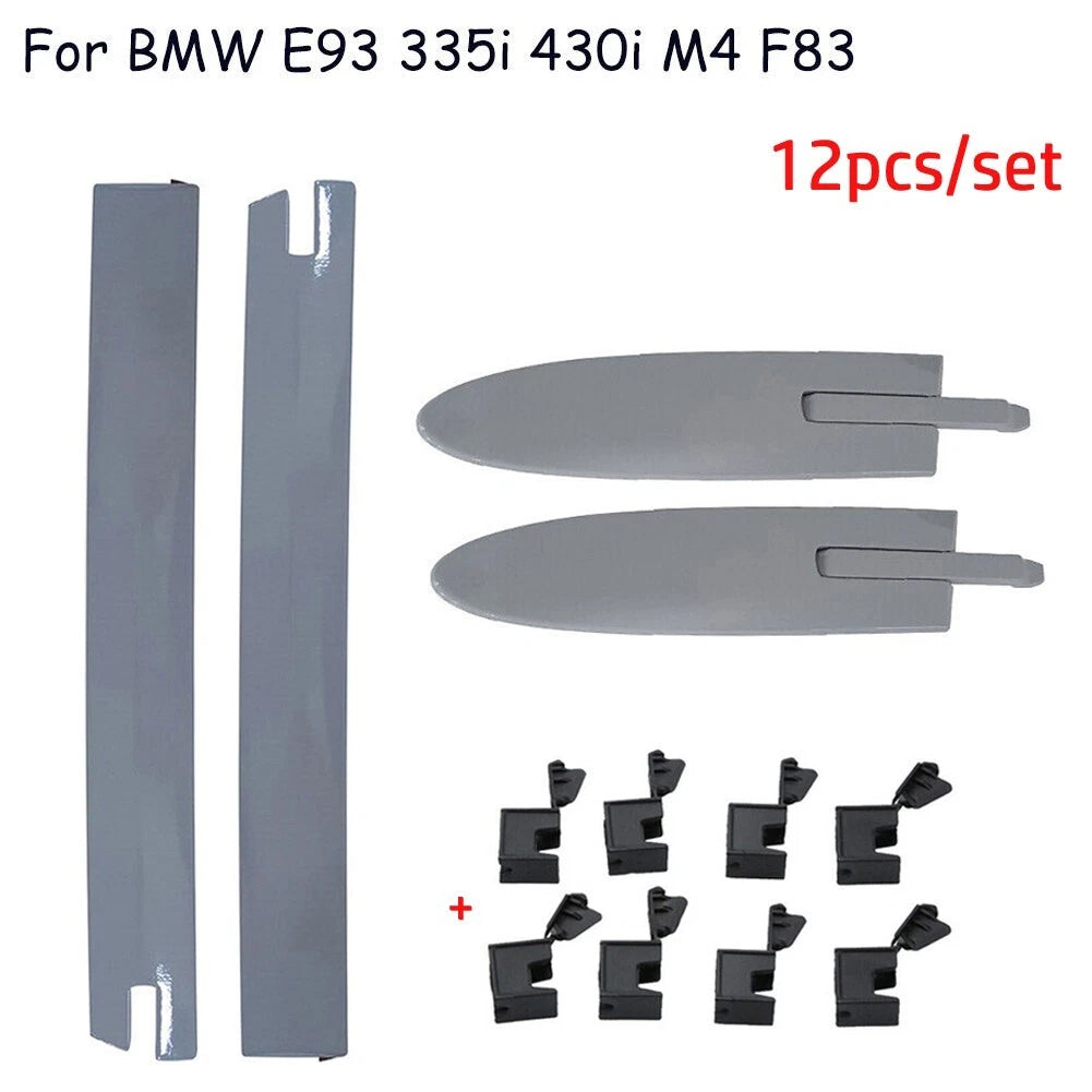 12x Hinge Cover Left/Right Clips for E93/335i/430i/M4/M3 Convertible