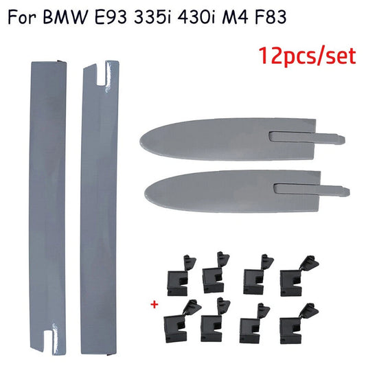 12x Hinge Cover Left/Right Clips for E93/335i/430i/M4/M3 Convertible