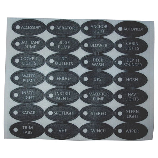 Marine Switch Panel 6 Gang with LED Indicators for All Boats, PWC, 12V