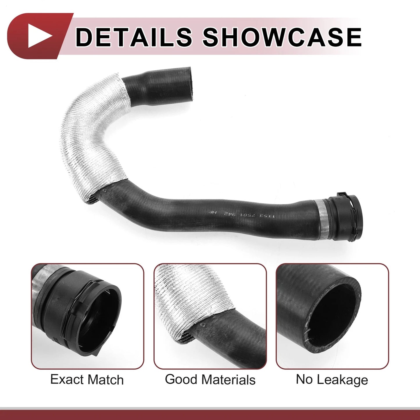 Radiator Coolant Hose 3.0L for BMW 528i (2011)