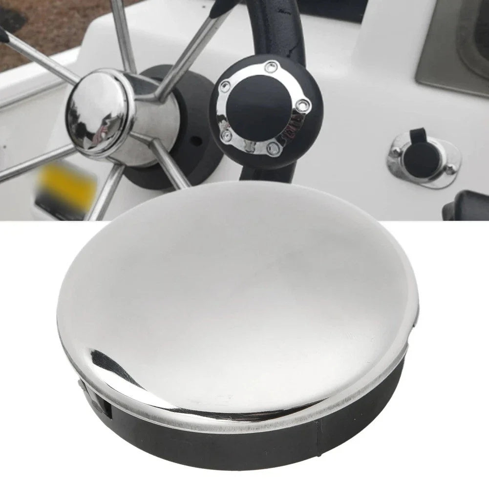 Gloss Steering Wheel Knob Center Cap for Marine Boat/Yacht Applications