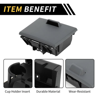 Dashboard Cup Holder for Ford F-250 F-350 F-450 F-550 (2008-2016) Gray