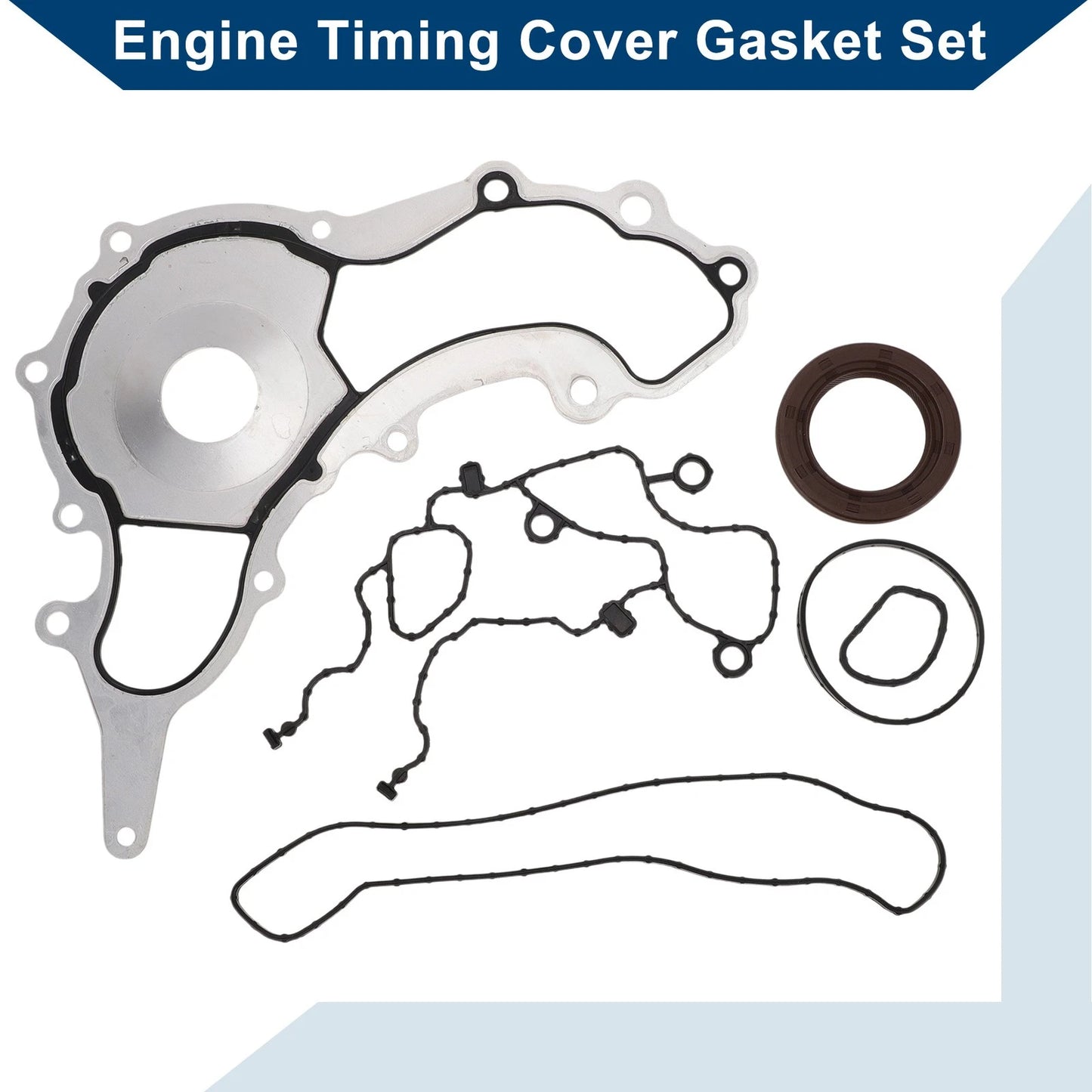 Engine Timing Cover Gasket Set for Jeep Wrangler (2012-2017)