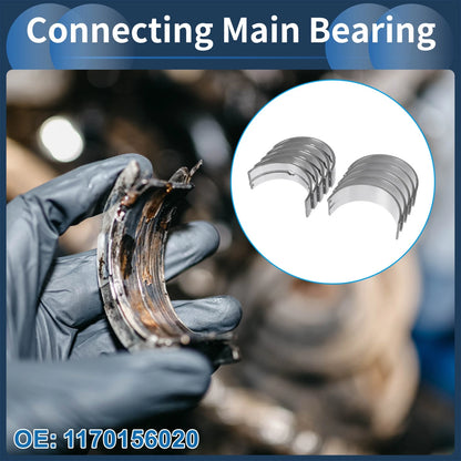 Main Bearing Set for Toyota DYNA (1984-1988) - 10 Pcs