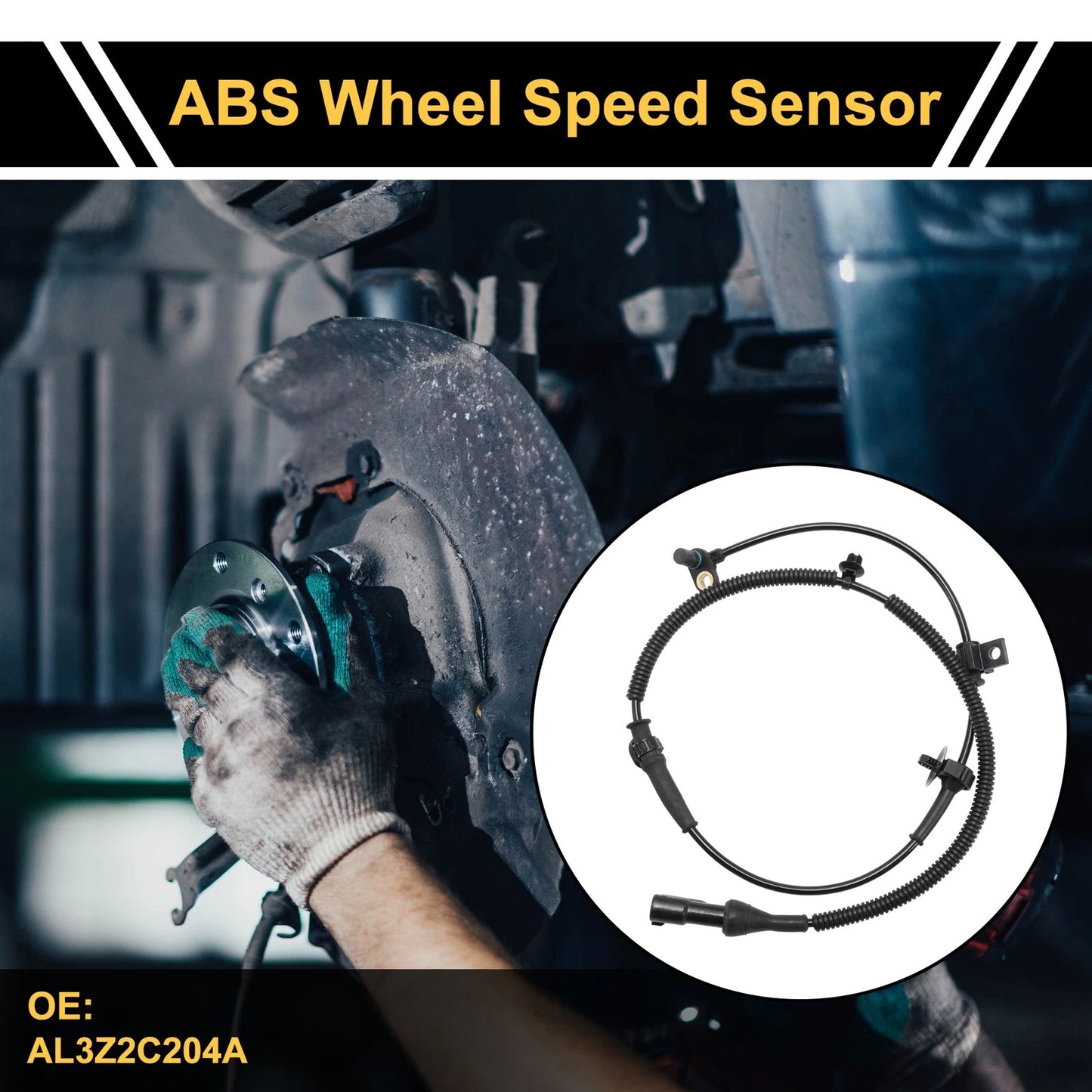 ABS Wheel Speed Sensor for Ford F-150 2010 (Front Left & Right)