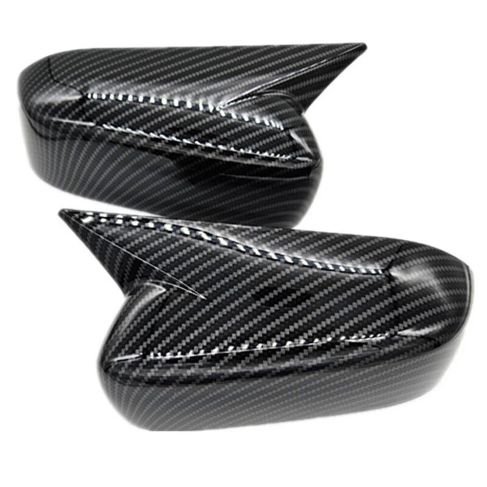 Carbon Fiber Black Side Mirror Covers for Honda Accord (2003-2007)