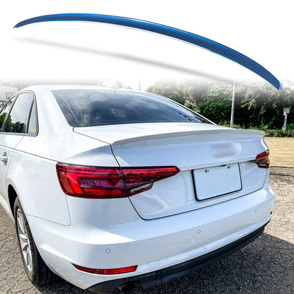 LZ5C Ocean Blue ABS Rear Boot Spoiler for AUDI A4 B9 (2016-2023)