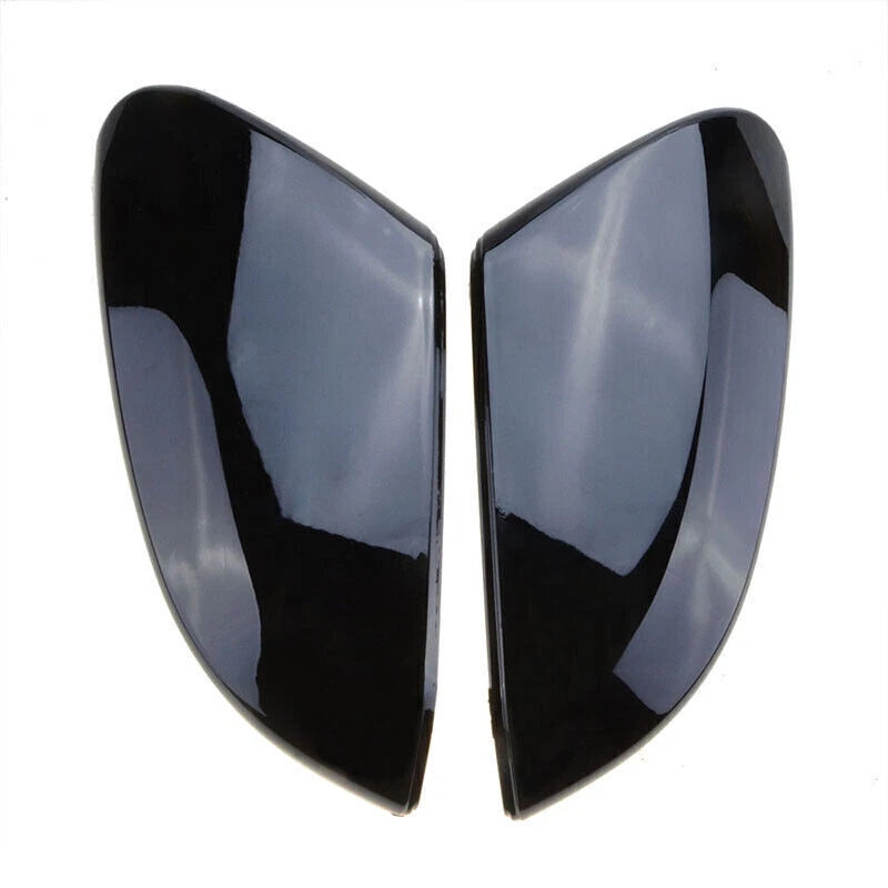 L+R Gloss Black Rearview Side Mirror Cover Caps for Honda 10th Civic (2016-2021)