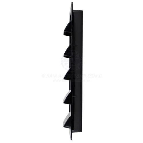 Large 5 Louvre Vent 120mm x 335mm Black ABS for Boat/Caravan/Camper