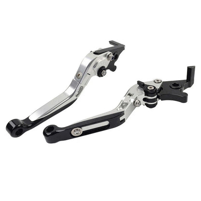 CNC Extendable Brake Clutch Levers for Yamaha YZF R1 (2009-2014) Silver