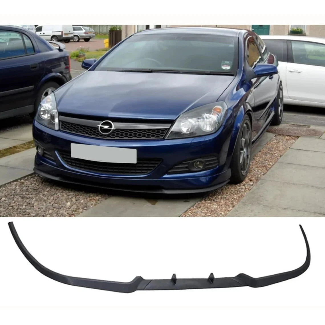 Front Bumper Lip 3 Pcs for Opel Astra H (2004-2010)