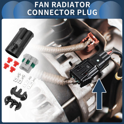 Pin Fan Radiator Connector Plug for Toyota