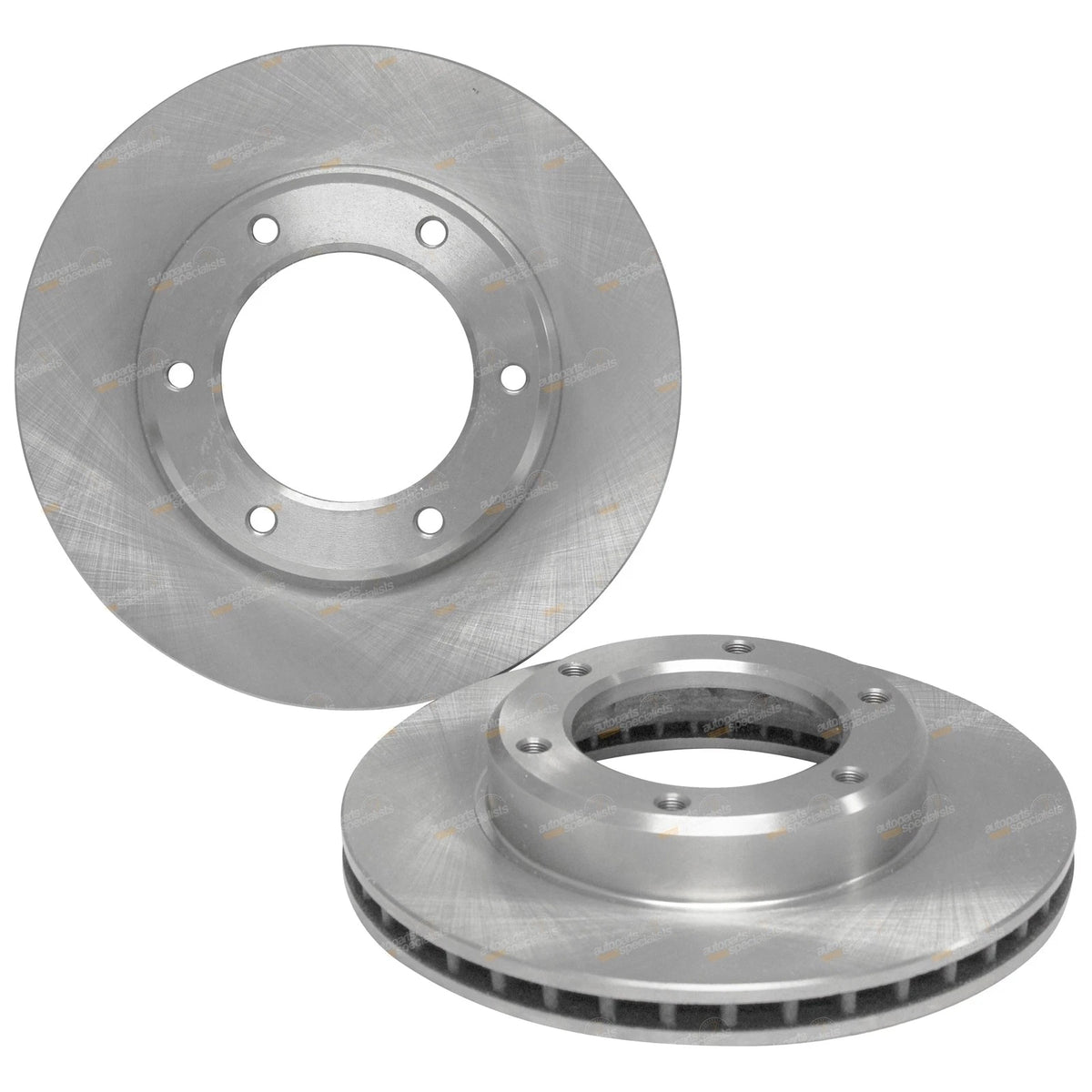 2 x Front Disc Brake Rotors for Landcruiser 80 Series (1990–1992)