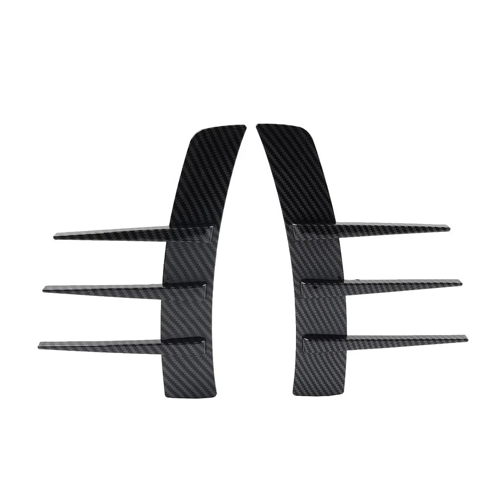 Carbon Black Front Rear Side Fender Vents for Universal Cars