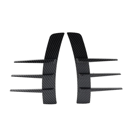 Carbon Black Front Rear Side Fender Vents for Universal Cars